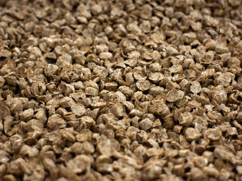 Straw granulate Straw granulate